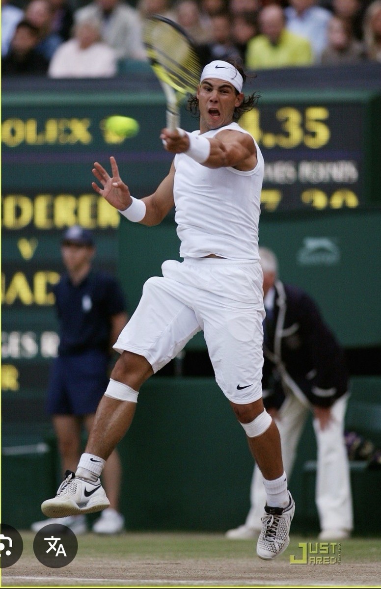 Nike Rafa Nadal 2008 Wimbledon Custom Athlete PE Tennis Shoes