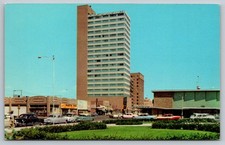 Vintage Great Plains Life Building Lubbock Texas Curteichcolor Postcard 1957