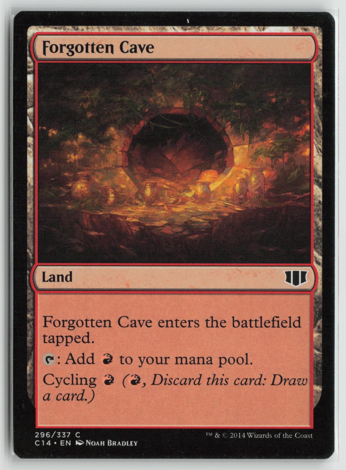 Forgotten Cave Lightly Played 296 Commander 2014 Magic: The Gathering
