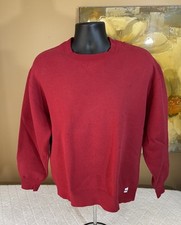 Vintage Russell Athletic Blank Red Sweatshirt Men  s Size Medium See Details