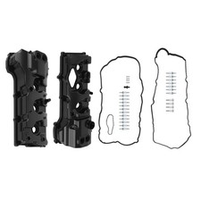 Driver Side Valve Cover For 2013-2023 Ford F-150 / Transit / Lincoln 3.5L DOHC | Black Plastic W/ Gaskets (Part CNVG-F5500)
