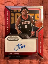 2020 Prizm Basketball Sensational Signatures Rookie Auto Je’Sean Tate Rockets