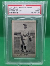 1922 E121 American Caramel Bill Ryan Series of 120