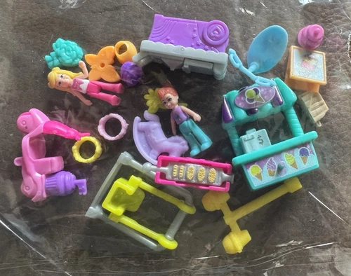 Polly Pocket Spin 'N Surprise Playground Ice Cream Cone ACCESSORIES ONLY INCMPLT