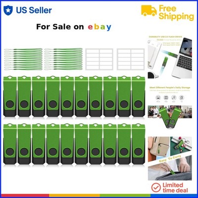 4GB USB Flash Drive Bulk Pack Water Proof Shock Resistant Data Storage