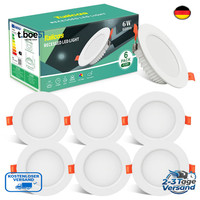 Led Einbaustrahler 6W 230V 6Er Set Warmweiß