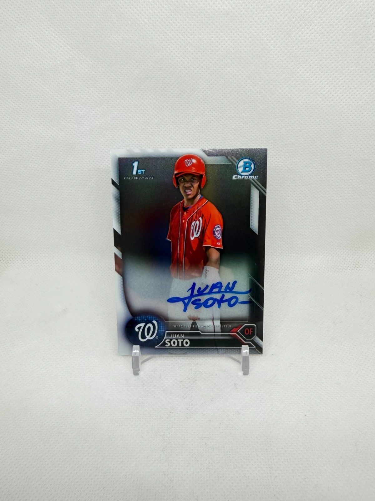 2016 Bowman Chrome Juan Soto Auto 1st Prospect #CPA-JS Nationals