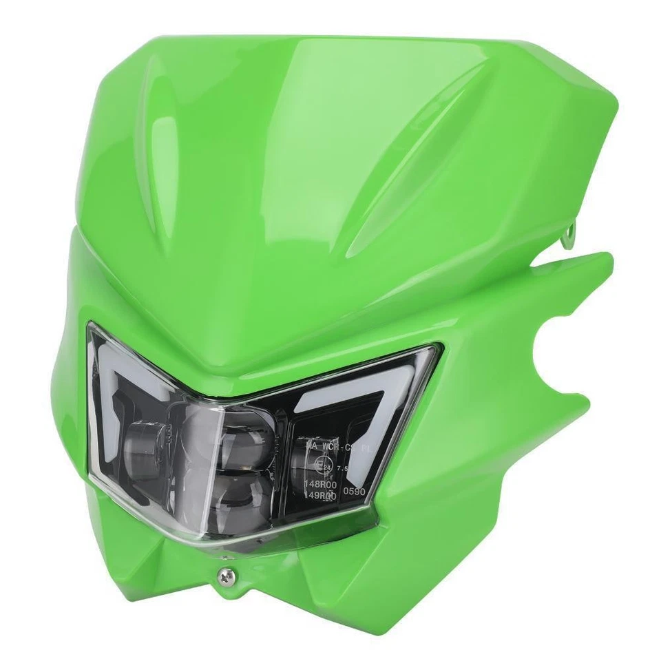 KLX Dirt Bike LED Headlight LED for KLX230R KLX300R KLX110 KX450F KX250F KDX200 - Image 4 of 4