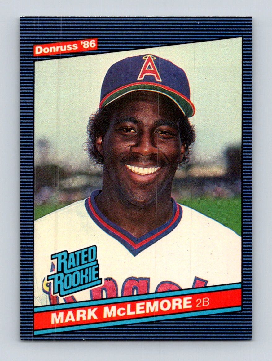 1986 Donruss #35 Mark McLemore RC California Angels