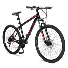27.5-Inch 21-Speed​​ Bicycle High Carbon Steel Beach Mountain Bike Disc Brake