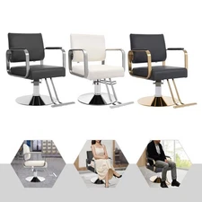 360° Rotation Hydraulic Barber Chair Height Adjustable 440lbs Hair Salon Chair