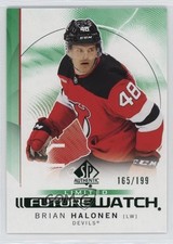 2024-25 SP Authentic Future Watch Limited Green 165/199 Brian Halonen #128 9et