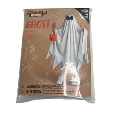 Spooktacular Creations Child Ghost Costume M 8-10 Yrs Includes Poncho  Bag