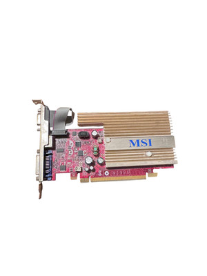 MSI GEFORCE NX 8400GS 256MB DDR2 (NX8400GS-TD256E) DVI VGA TV-OUT GRAFIKKARTE