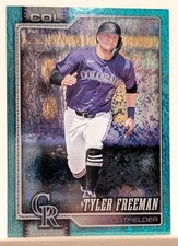 2026 Topps Series 1 - Tyler Freeman #199 Aqua Holo Foil