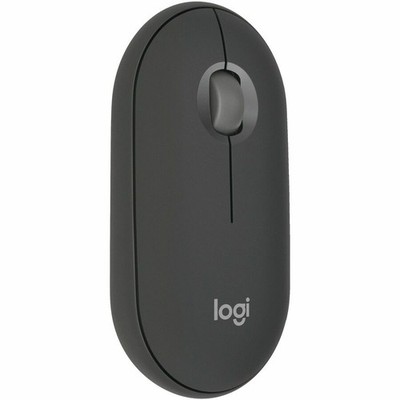 Logitech Pebble Mouse 2 M350s, Ambidextrous, 3-Button, Bluetooth, Tonal Graphite