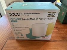 Deco AX1800 Whole Home Mesh Wi-Fi 6 System, Used
