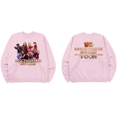 Descendants Zombies Worlds Collide Tour 2025 Sweatshirt- PINK