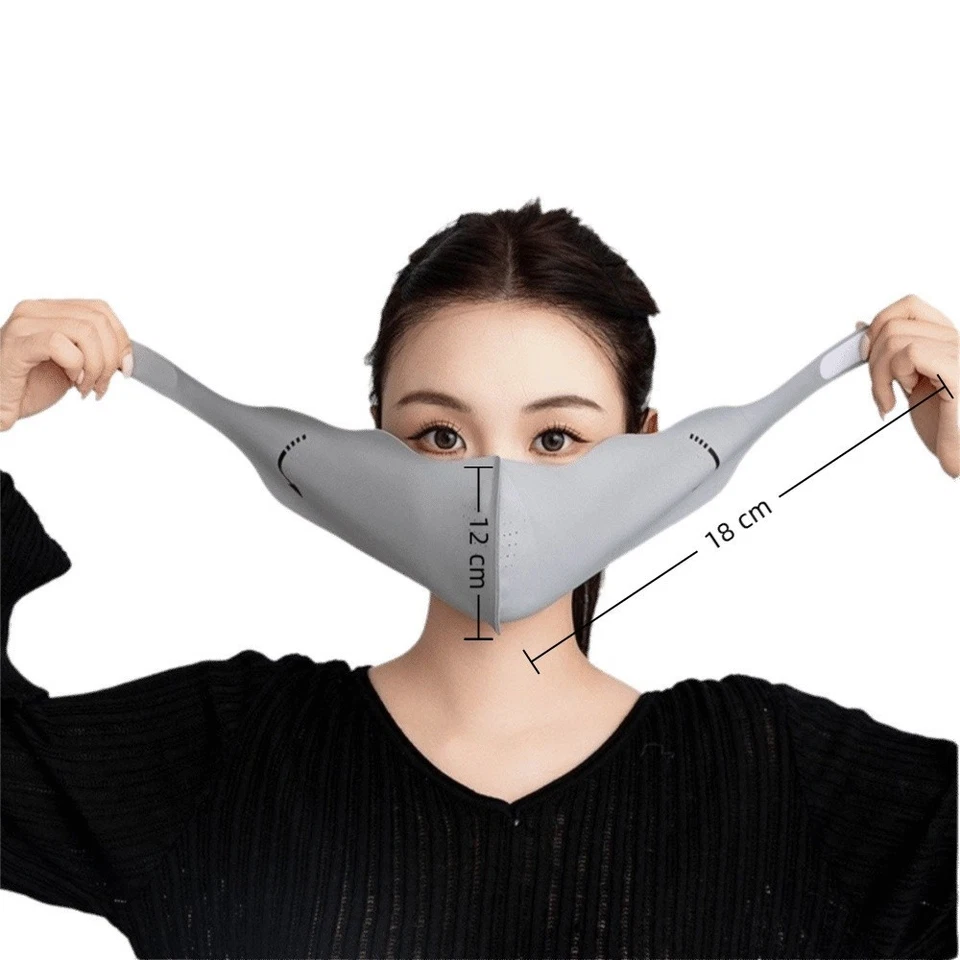 Autumn Winter Two-in-One Earmuff 3D Cycling Mask Warm Face Mask  Ear Protection - Image 2 of 4