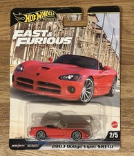 2025 Hot Wheels Premium 2003 Dodge Viper SRT 10 Fast & Furious