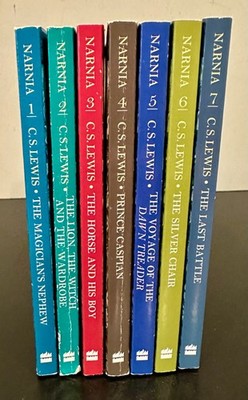 Chronicles of Narnia 7 Volume Book Set by CS Lewis (Harper Collins, Paperback)