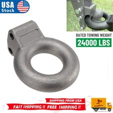 Forged Steel Pintle Hitch Ring 3 24000lbs Heavy Duty Trailer Towing Lunette Eye Forged Steel Pintle Hitch Ring 3 24000lbs Heavy Duty Trailer Towing Lunette Eye