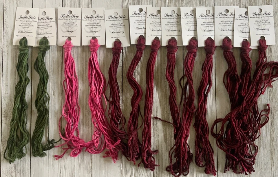 Lot Of 13 Crescent Colours BELLE SOIE Cross Stitch Threads New + Amazing Grace - Image 4 of 4