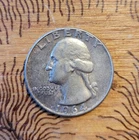 1964 QUARTER 90% SILVER USA 25 CENTS