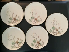 5 Beautiful Vintage Lenox Westwind X-407 Bread & Butter Plates, 6 1/4”