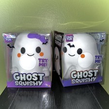 New RMS Crazy Fun GHOST SQUISHY Girl Boy SET OF 2 Viral Halloween Sensory Toy