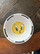1 Looney Tunes Tweety Bird Bowl by Zak Designs Vintage 1989 Melamine