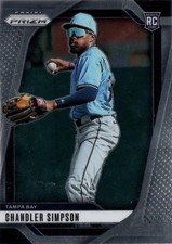 Chandler Simpson Rookie 2025 Panini Prizm #49 Tampa Bay Rays