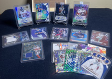 New York Giants Lot — 12 Cards — 4 Autos, 4 Numbered, 2 Relics, + More