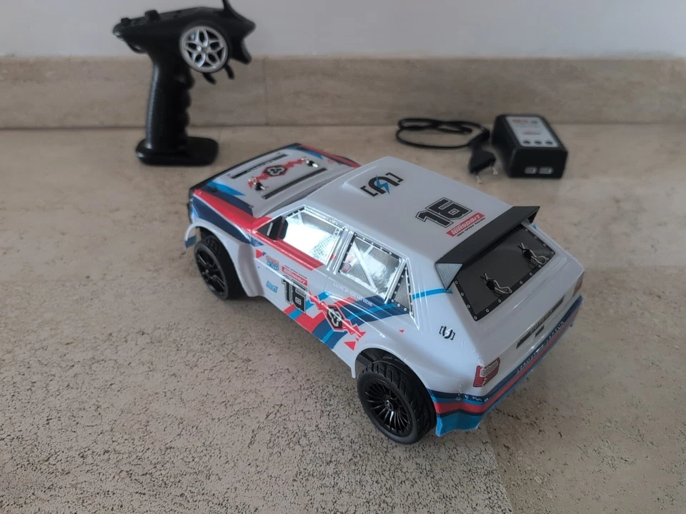 Lancia Delta Integrale 1/16 4WD Mini Rally Come Nuova Pronta al Uso RTR 2.4ghz - Immagine 2 di 4