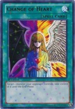 YuGiOh Change of Heart (V.2) BP01-EN037 Starfoil Rare Englisch Light Played 1st