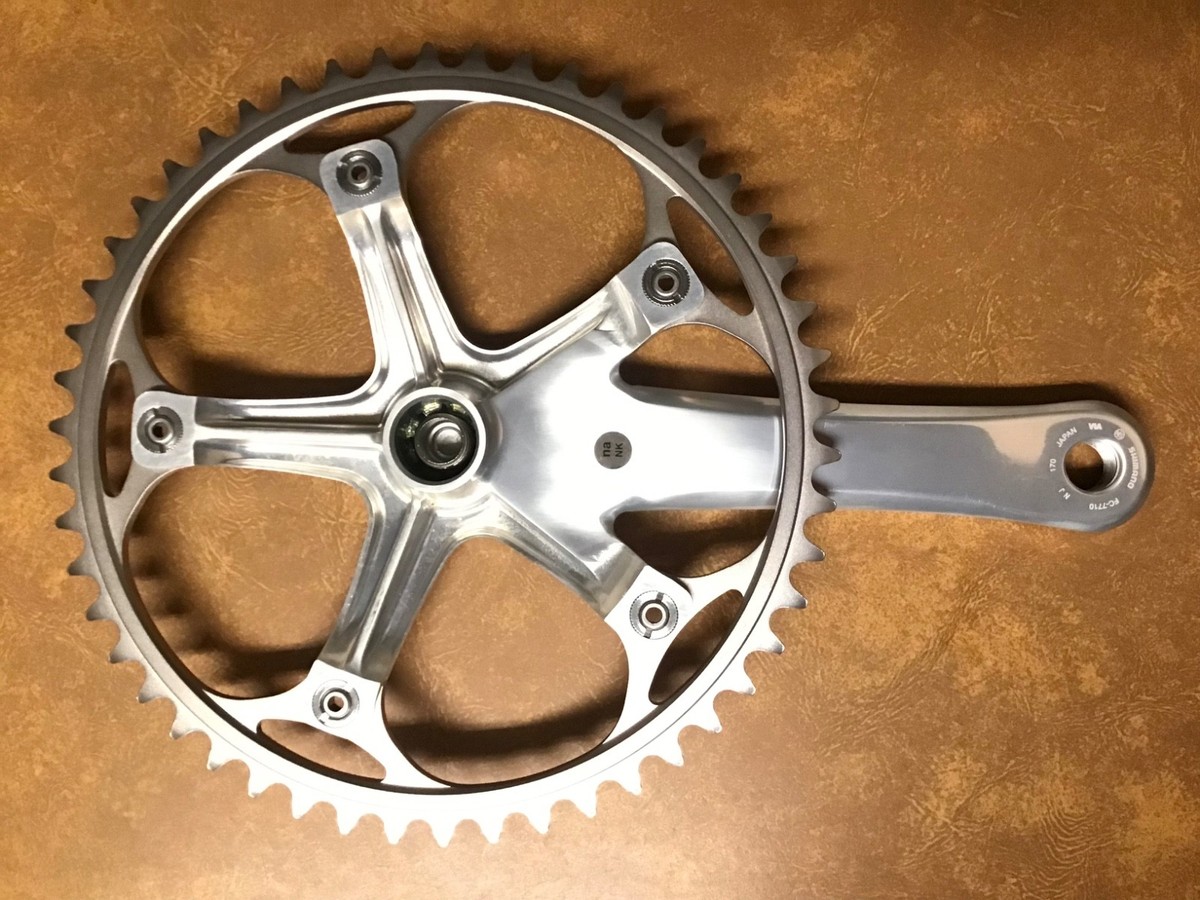 Shimano Dura Ace FC-7710 NJS Track Crankset 50t Dura Ace Chainring