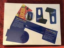 Lot of 2 ZIMA Clearmalt Hockey Goalz Bottle Game, Unused, 1993