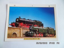 CARTE FICHE TRAIN GT 2x4/4 FULGUREX EN HO