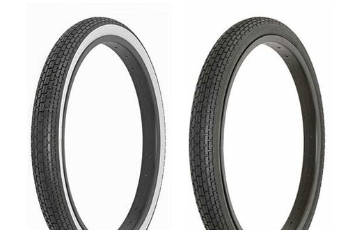 F&R Bicycle Tire  20" X 1-3/4" Bicycle Tire FITS S7 RIMS Small Brick Style Tread - Picture 1 of 5