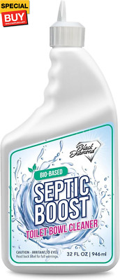 Septic Safe Toilet Bowl Cleaner - Septic Boost Acid-Free Toilet Cleaner with Enz