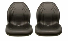 Kawasaki Teryx Black Vinyl Bucket Seat Pair - Fits 2008-2013 - Milsco XB200