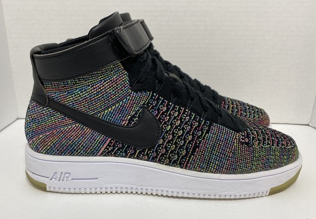 nike air force 1 ultra flyknit mid black white