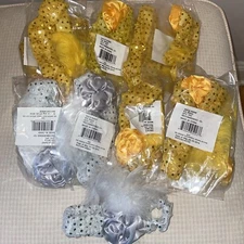 12 Halloween Photo Booth Prop Roaring 20's Flapper Headband Gold and Silver