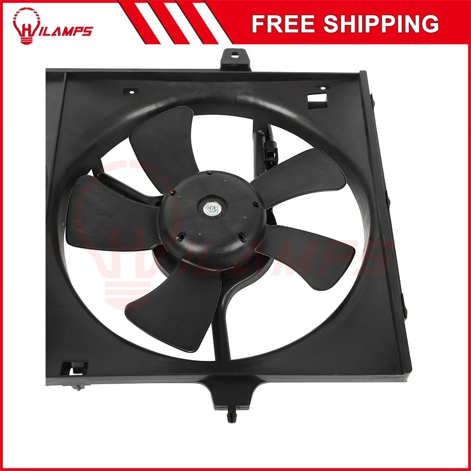 Conjunto de ventilador condensador radiador Nissan Altima 1993-1997 Foto 2 de 4