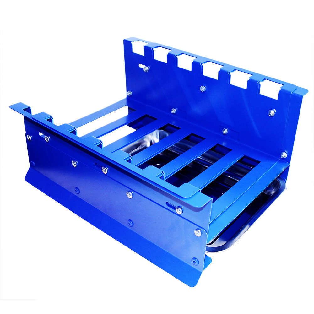 6 Holes Screen Printing Frame Drying Rack Storage Holder Organizer