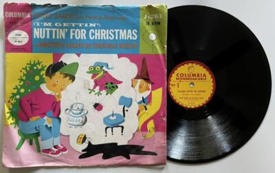 Ricky Zahnd (I'm Gettin') Nuttin' For Christmas 78 rpm PS E