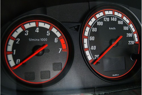 Ford Escort MK7 - digital km counter Design 2 glow gauge plasma dials tachoschei - Bild 7 von 8