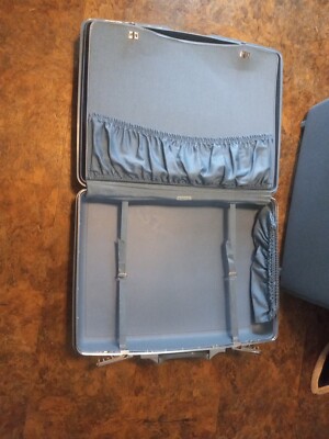 3 pc Vintage Samsonite Luggage Set Blue Hard Shell Travel Luggage