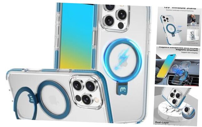 Case [Compatible with Magsafe]/Slim Back Cover with iPhone 16 Pro Blue