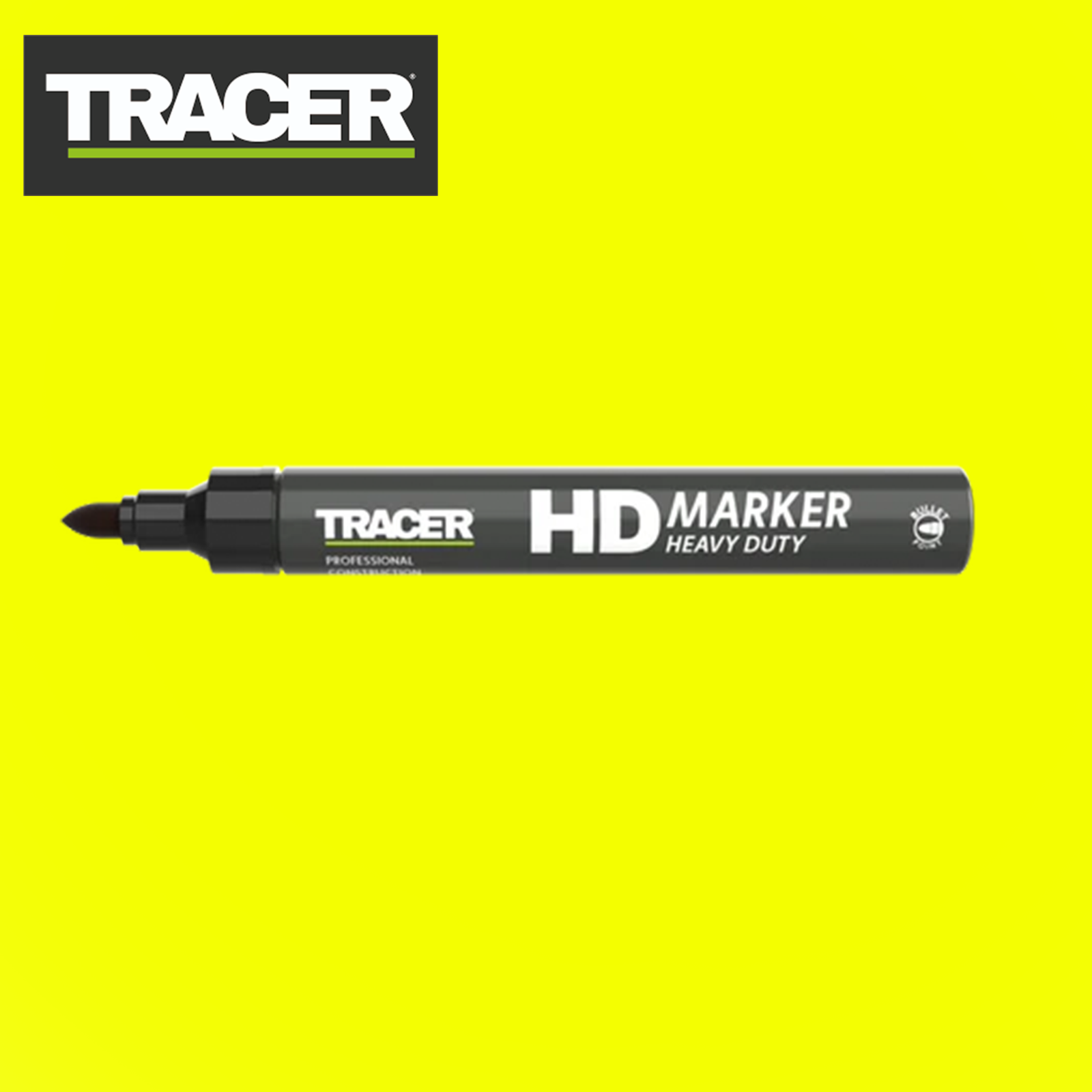 Tracer AHD1 Heavy Duty Marker (Black) - Image 3